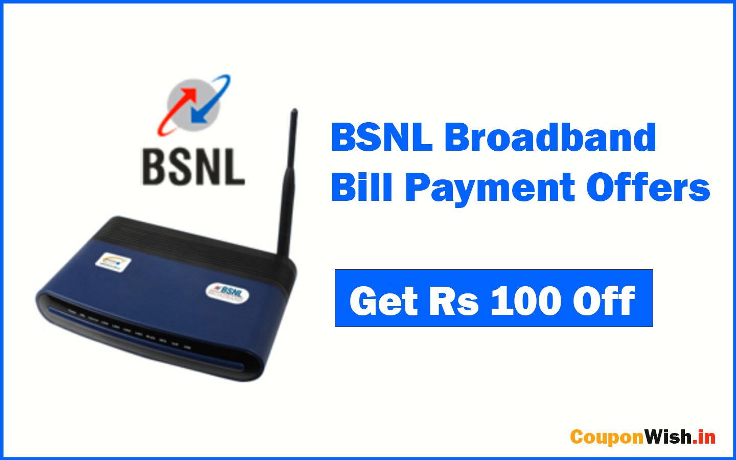 BSNL Broadband Bill Payment Offers