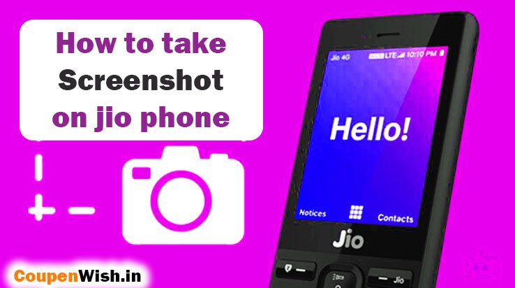 How To Take Screenshots on JIO Phone
