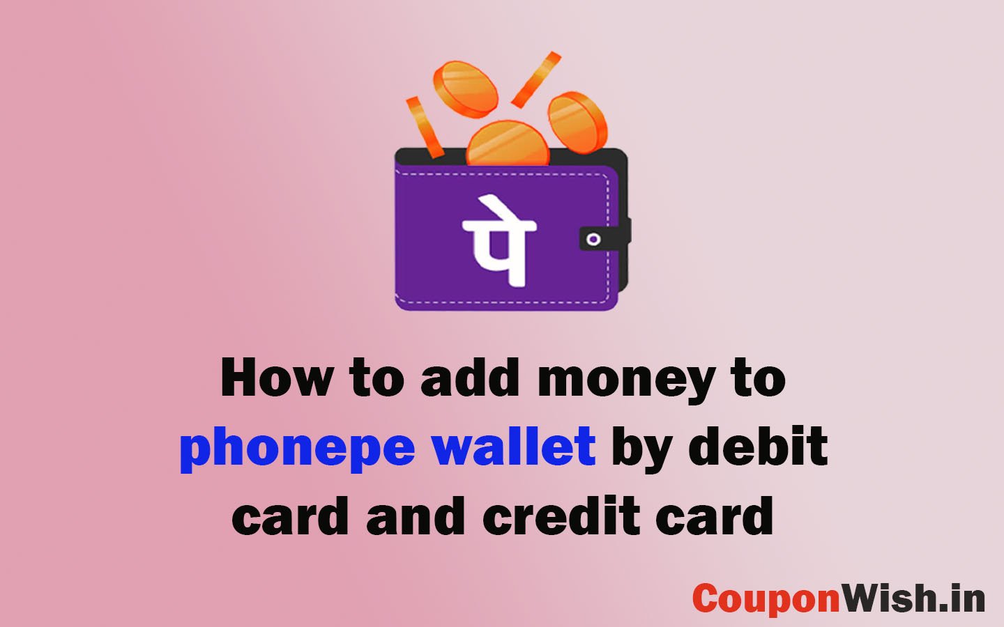 How to add money to phonepe wallet