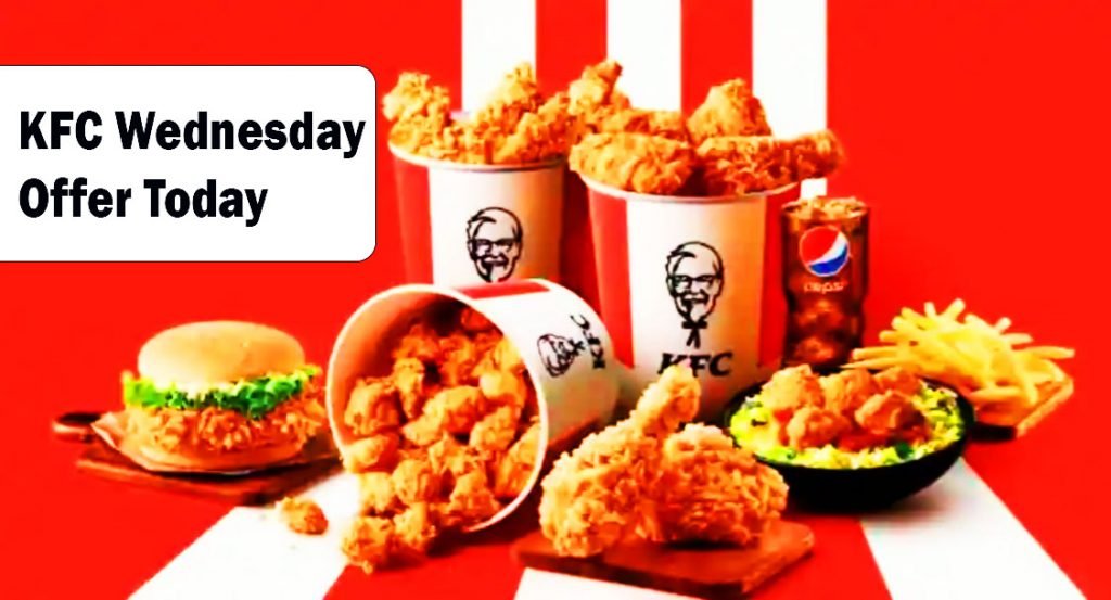 KFC Wednesday Offer Today: 12 Pcs At ₹350 | 10 for 500 | Buy 6 Get 3 Free | Popcorn Chicken @ ₹130